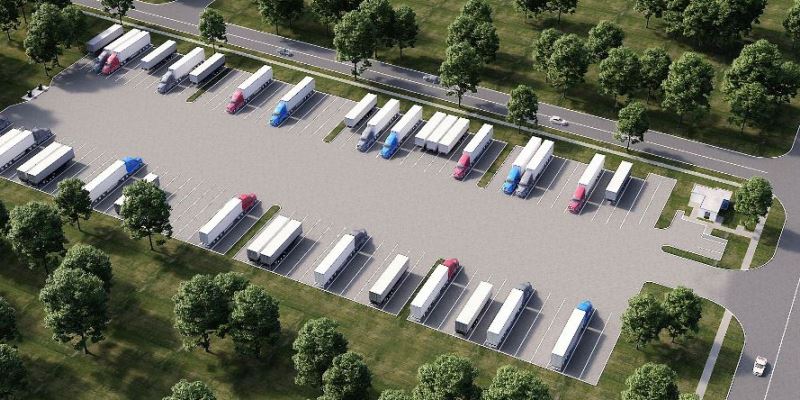 Pompano Beach Truck Parking Facility Rendering 800x400