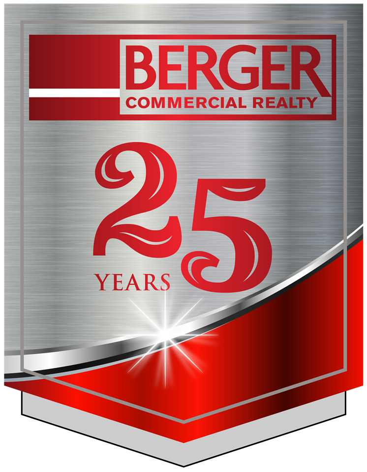 berger commercial realty_25th-anniversary logo_cropped