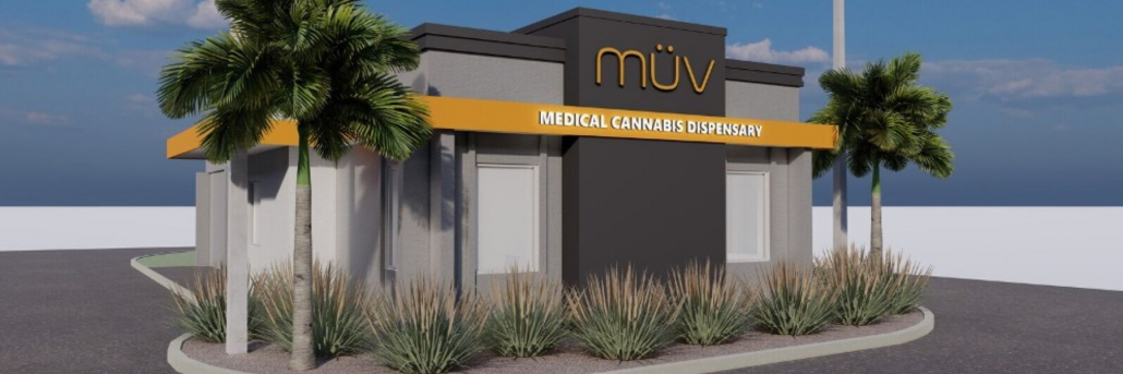 muv_medical cannabis dispensary rendering_26655 s dixie highway naranja_Image Courtesy of RJ Realty 1800x600